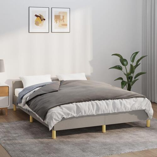 Tyngdetæppe med betræk 150x200 cm 7 kg stof grå