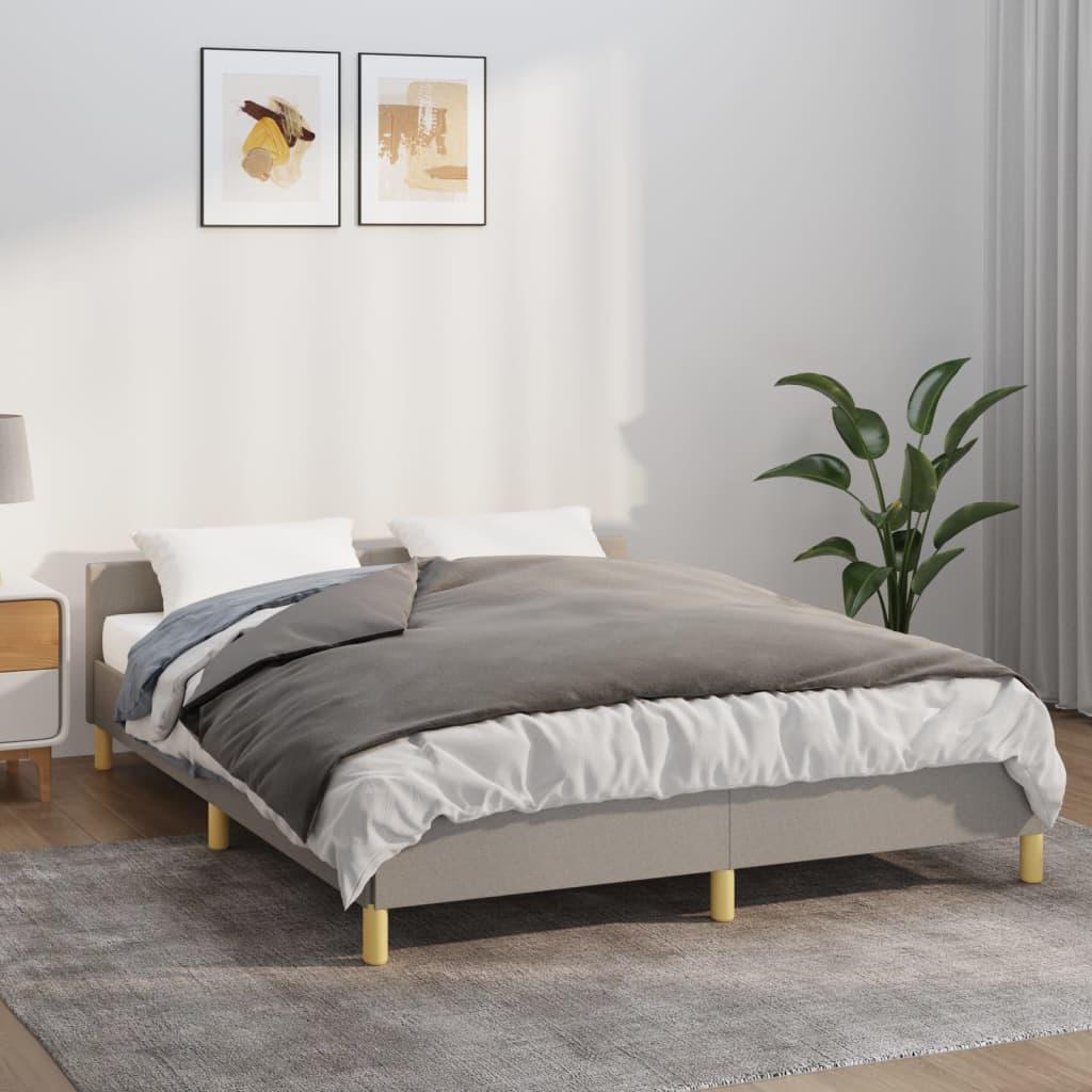 Tyngdetæppe med betræk 150x200 cm 7 kg stof grå