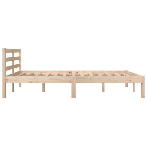 Sengeramme 135x190 cm massivt fyrretræ
