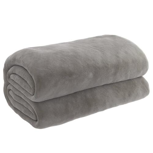 Tyngdetæppe med betræk 150x200 cm 7 kg stof grå