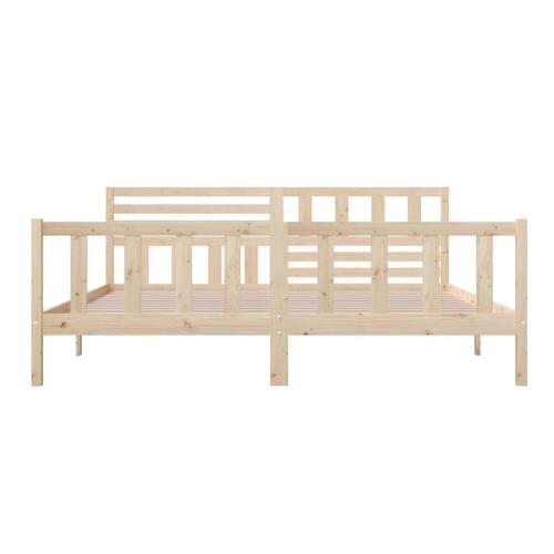 Sengeramme 200x200 cm massivt træ