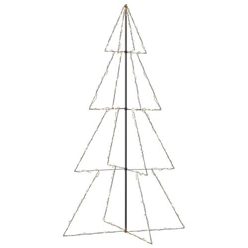 Lysende juletræ 143x250 cm 360 LED'er indendørs/udendørs