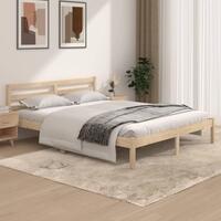 Sengeramme 150x200 cm massivt fyrretræ