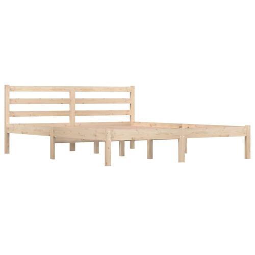 Sengeramme 150x200 cm massivt fyrretræ