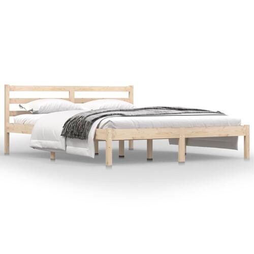 Sengeramme 150x200 cm massivt fyrretræ