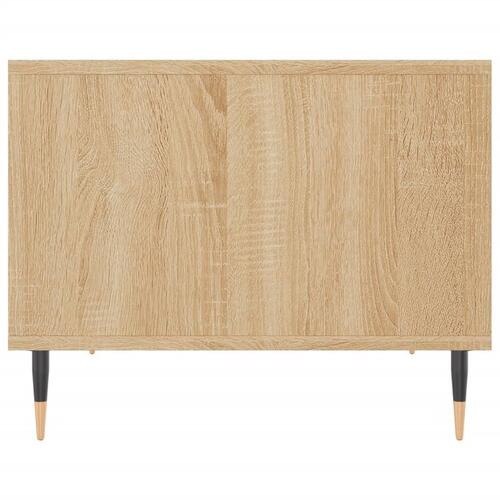 Sofabord 60x50x40 cm konstrueret træ sonoma-eg