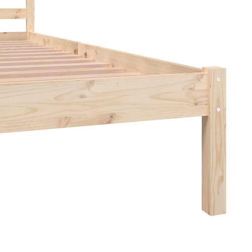Sengeramme 150x200 cm massivt fyrretræ