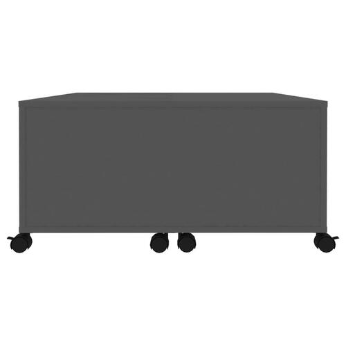 Sofabord 75x75x38 cm konstrueret træ grå