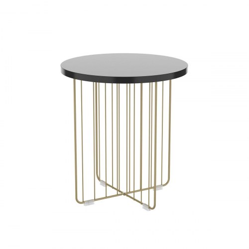 Vinthera Moa sofabord/sidebord - gylden metal, Ø44 × H47,8 cm