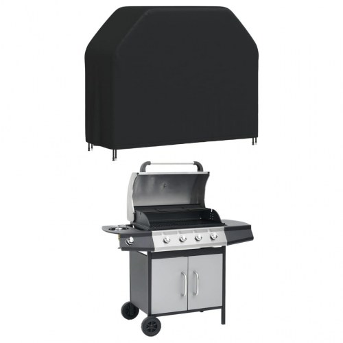 Grillovertræk 140x58x106 cm 420D oxfordstof sort