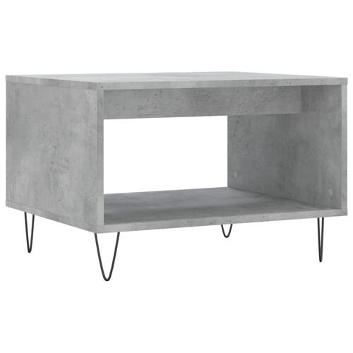 Sofabord 60x50x40 cm konstrueret træ betongrå