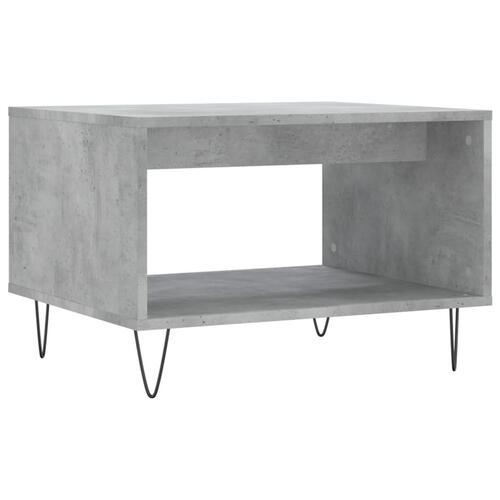Sofabord 60x50x40 cm konstrueret træ betongrå