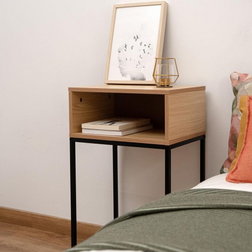 Vinthera Natbord Moa - natur/metal, 40 × 30 × 68 cm