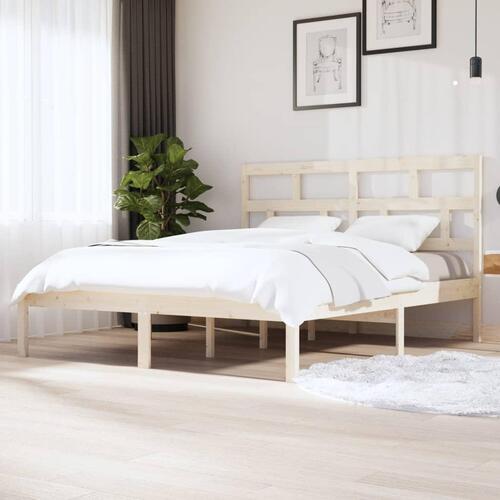 Sengeramme 180x200 cm Super King massivt træ