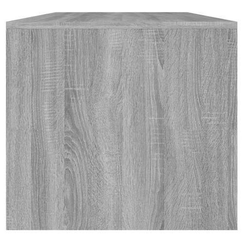 Sofabord 102x50x45 cm konstrueret træ grå sonoma-eg