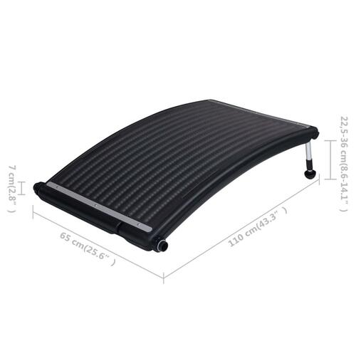Solvarmere til pool 3 stk. 110x65 cm