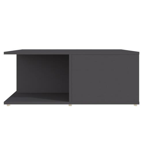 Sofabord 80x80x31 cm konstrueret træ grå