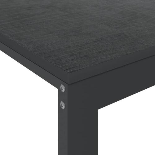 Computerbord 110x60x73 cm spånplade sort