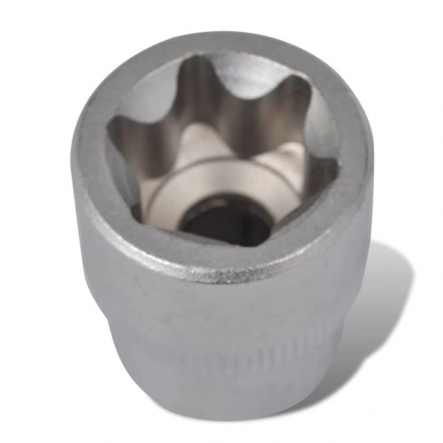 Torx-stjerne topnøglesæt 12 stk. med Clip Strip