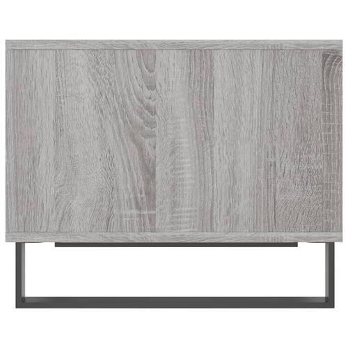 Sofabord 60x50x40 cm konstrueret træ grå sonoma-eg