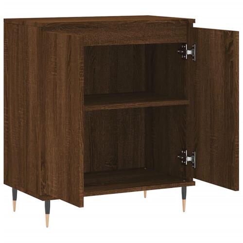 Skænk 60x35x70 cm konstrueret træ brun egetræsfarve