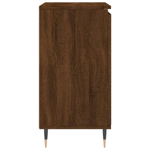 Skænk 60x35x70 cm konstrueret træ brun egetræsfarve