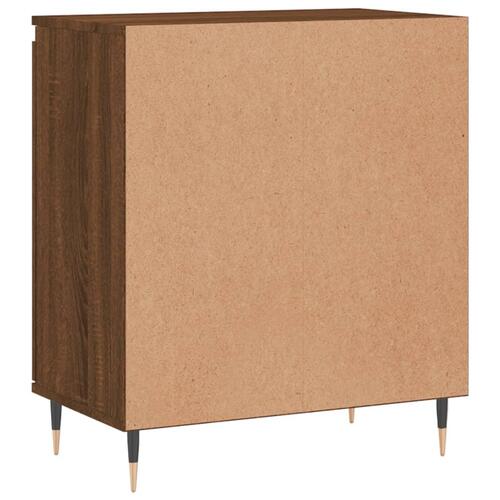 Skænk 60x35x70 cm konstrueret træ brun egetræsfarve