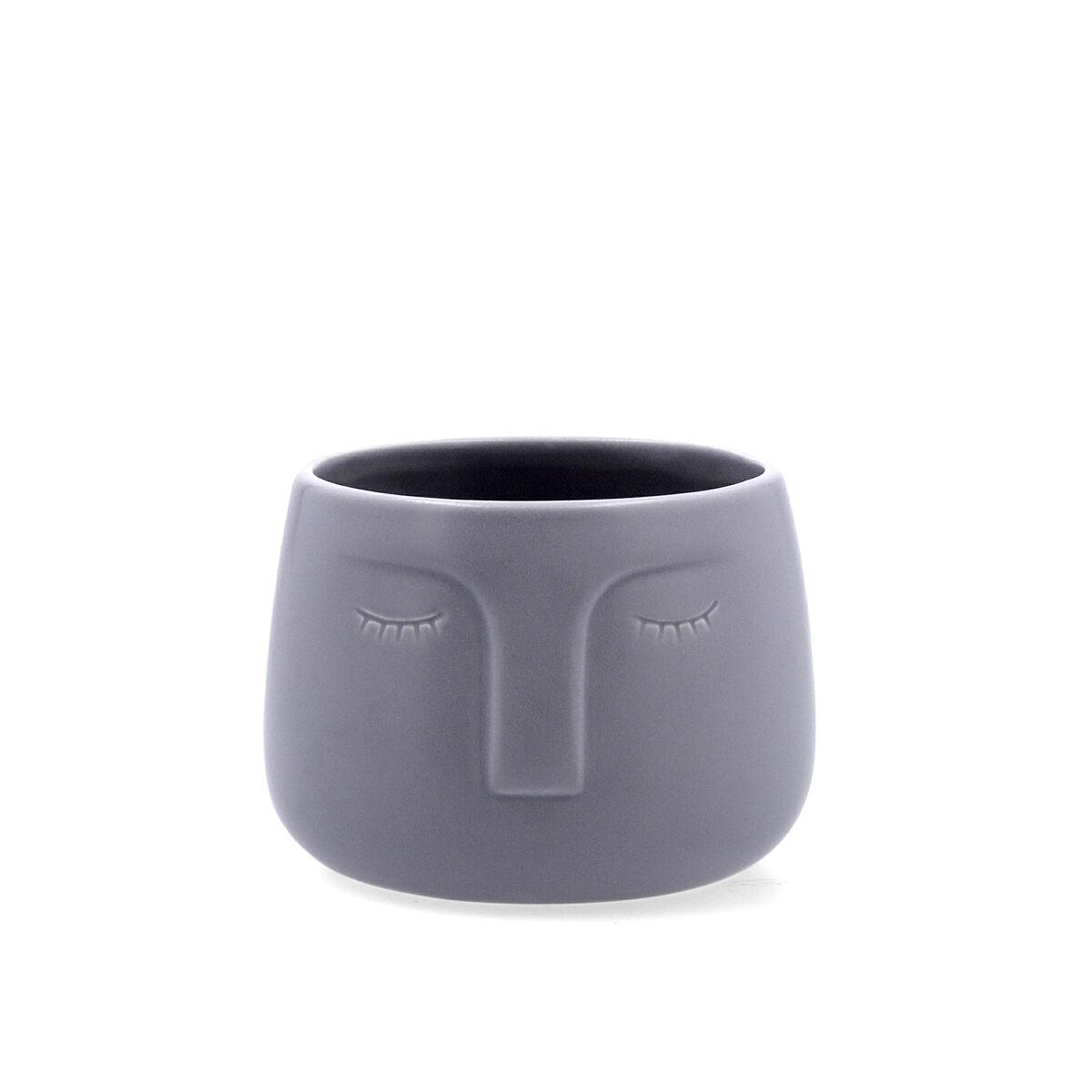 Vinthera Moa urtepotte - mørkegrå keramik 12,5 × 10,5 cm