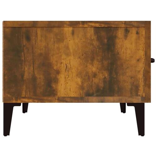 Tv-bord 150x34,5x30 cm konstrueret træ røget egetræsfarve