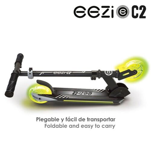 Løbehjul Eezi Sort 2 enheder