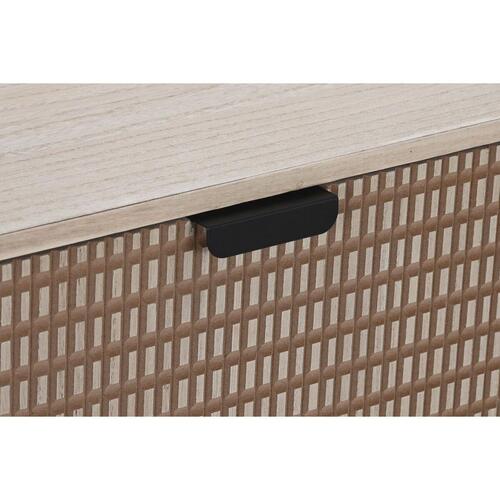 Sofabord Brun Træ Gran Plastik Træ MDF 120 x 60 x 42,5 cm