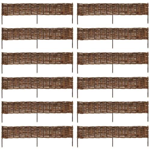 Pilehegn til Haven 12 stk 120 x 35 cm God Kvalitet