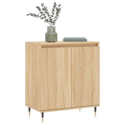 Skænk 60×35×70 cm i konstrueret træ - sonoma-eg