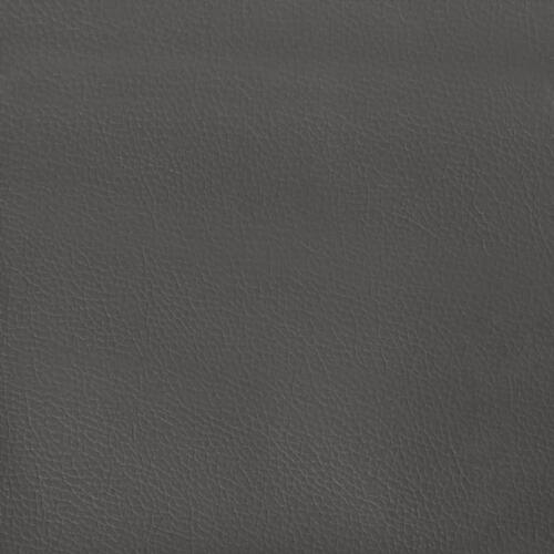 Springmadras med pocketfjedre 100x200x20 cm kunstlæder grå