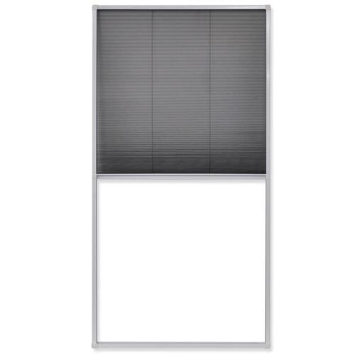Insektnet til vindue plissé 80x160 cm