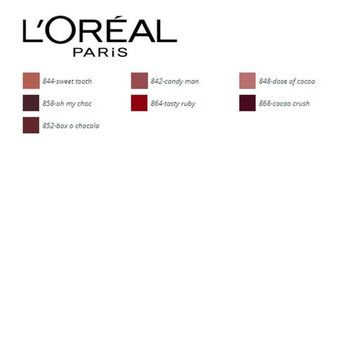Læbestift Les Chocolats L'Oreal Make Up (7,6 ml) 868-cacao crush