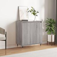 Skænk 60x35x70 cm konstrueret træ grå sonoma-eg