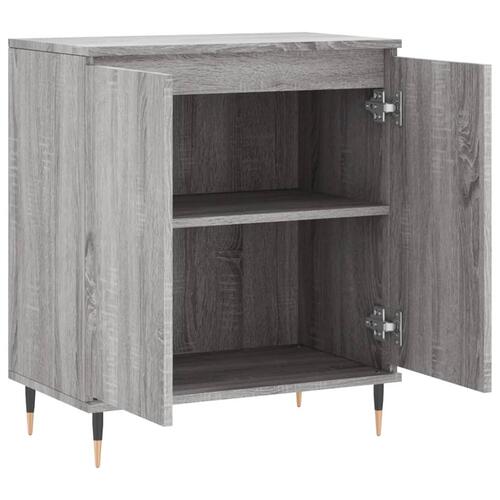 Skænk 60x35x70 cm konstrueret træ grå sonoma-eg