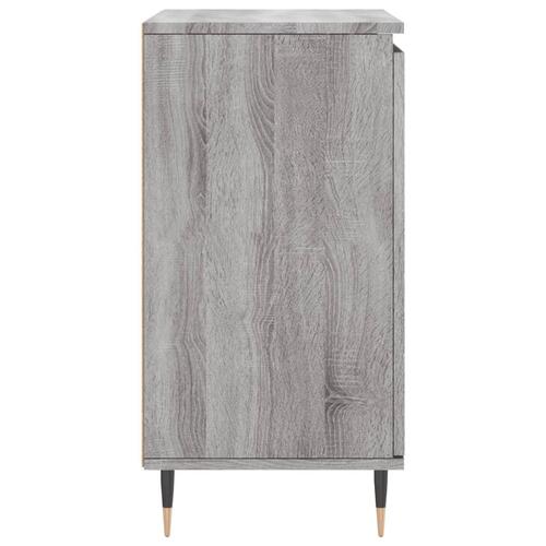 Skænk 60x35x70 cm konstrueret træ grå sonoma-eg