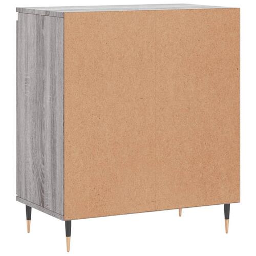 Skænk 60x35x70 cm konstrueret træ grå sonoma-eg