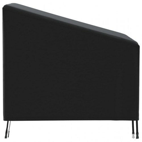 Overtræk til havestol 90x90x50/75 cm 420D oxfordstof sort