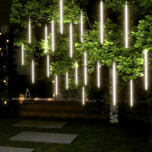 Meteorlys 20 stk. 50 cm 720 LED'er indendørs/udendørs kold hvid
