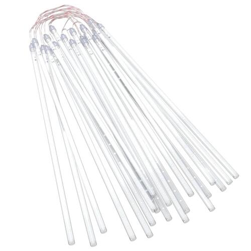 Meteorlys 20 stk. 50 cm 720 LED'er indendørs/udendørs kold hvid