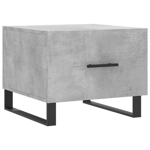 Sofabord 50x50x40 cm konstrueret træ betongrå