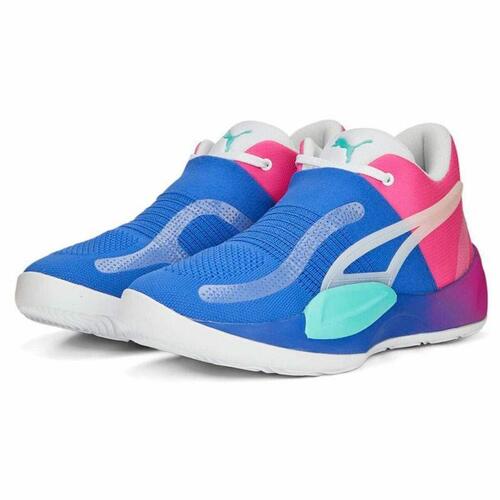 Basketballsko til voksne Puma Rise Pink Blå 45