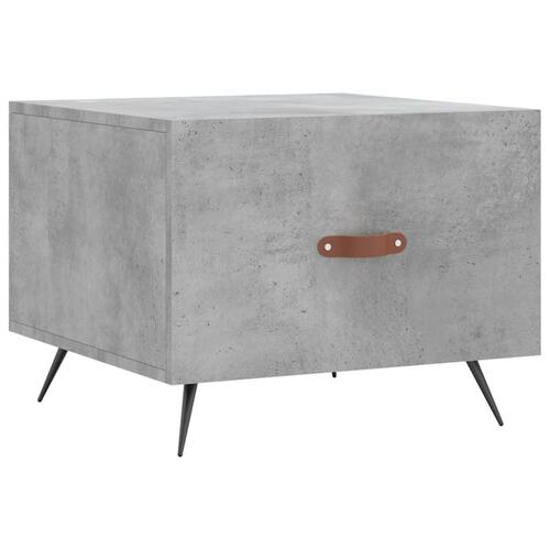 Sofabord 50x50x40 cm konstrueret træ betongrå