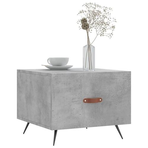 Sofabord 50x50x40 cm konstrueret træ betongrå