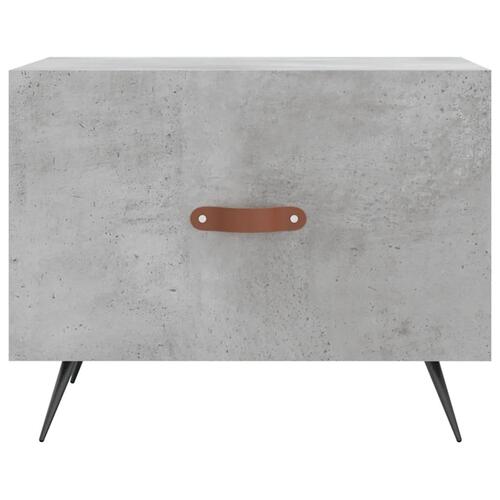 Sofabord 50x50x40 cm konstrueret træ betongrå