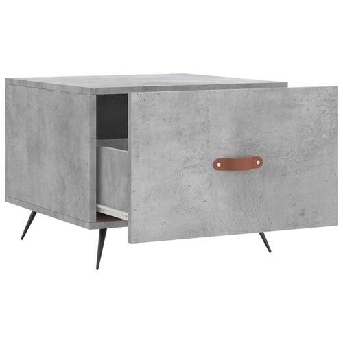 Sofabord 50x50x40 cm konstrueret træ betongrå