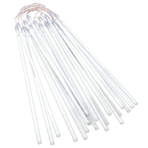 Lyskæder meteorregn 20 stk. 50 cm 720 LED'er inde/ude blåt lys